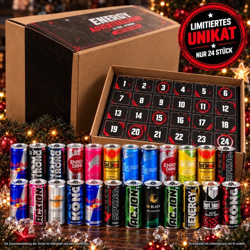 Energy drink adventskalender - drink,