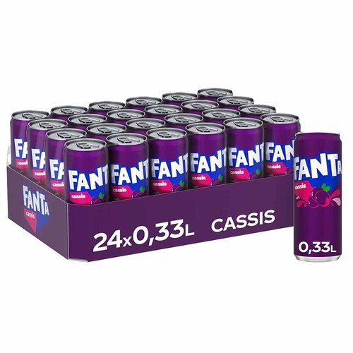 Fanta cassis 330mll - cassis, dosen