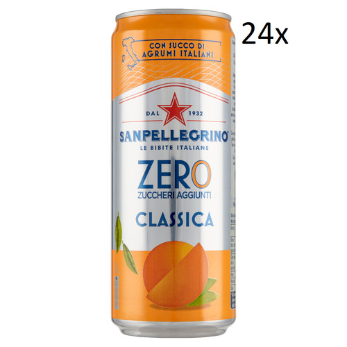 24x san pellegrino - pellegrino, aranciata