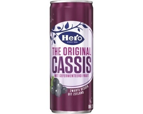 Hero cassis dosen je 25cl - 24,