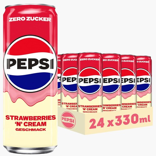 Pepsi zero zucker strawberry - pepsi,