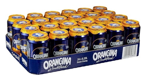 Dosen 33l orangina - 0,33l,