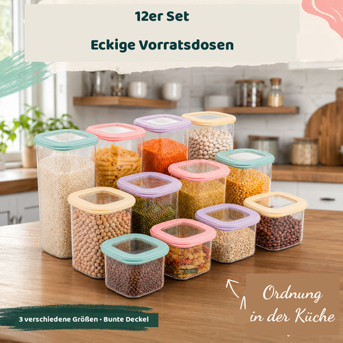 Teilig vorratsdosen set - 12-teilig,