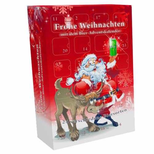 Santa bier adventskalender - santa,