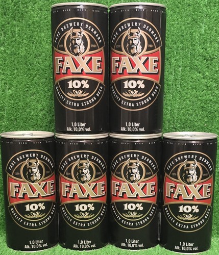 6x faxe extra - 4,75€/l),