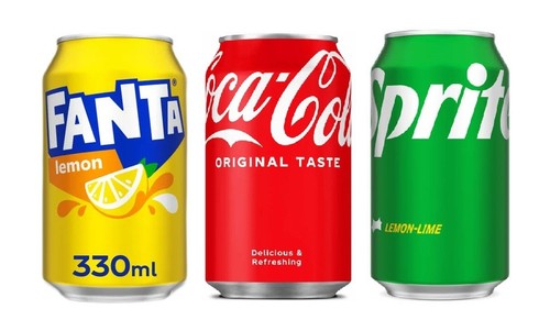 Coca cola fanta - coca, lemon