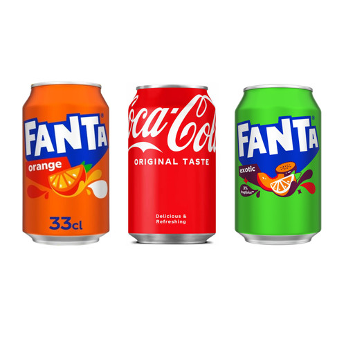 Coca cola fanta orange - coca, cola,