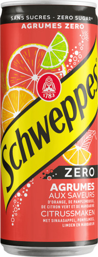 Schweppes agrum zero dosen - schweppes,
